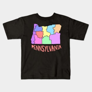 USA state: Pennsylvania Kids T-Shirt